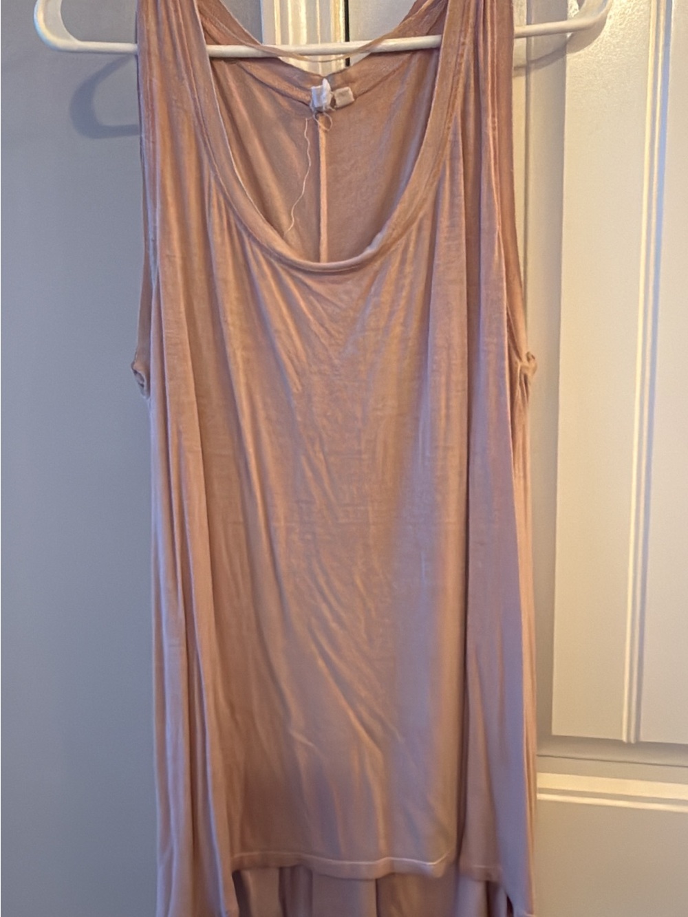 Cable & Gauge Blush Scoop Neck Sleeveless Tank